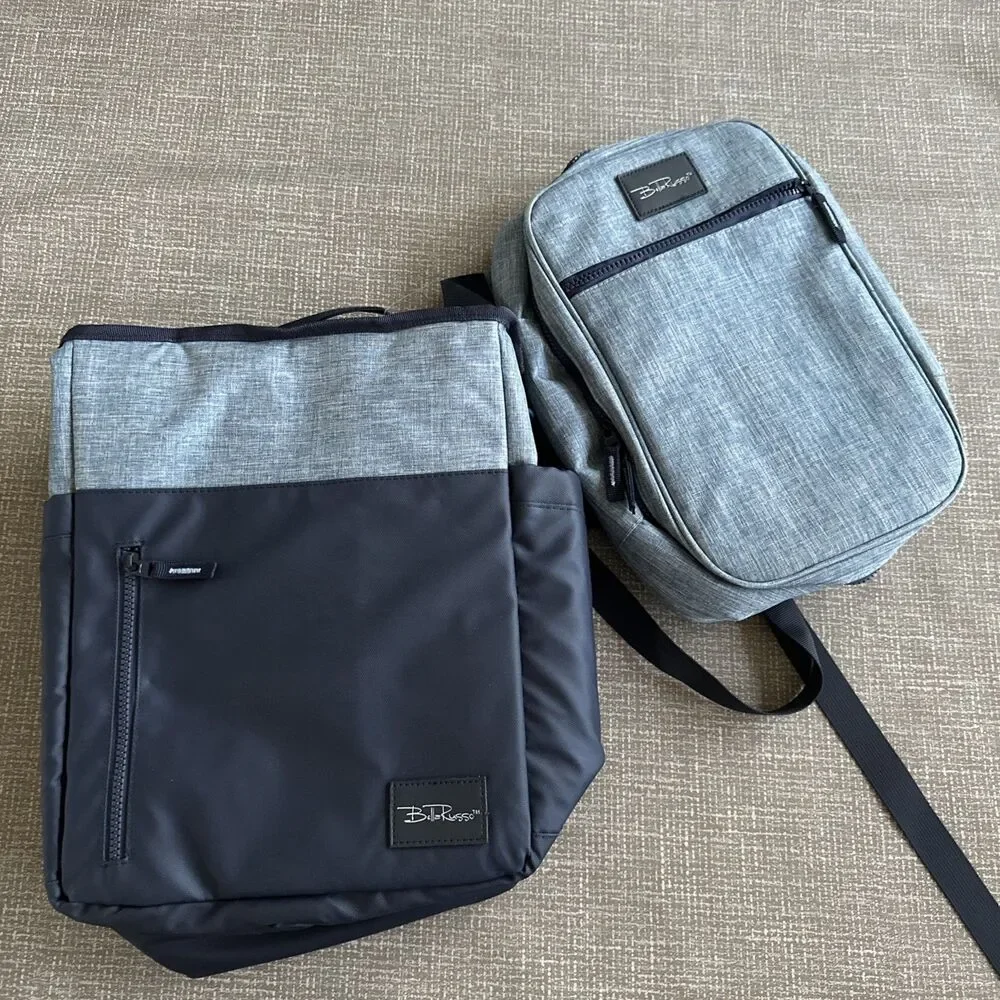 Bella Russo 2 Piece Tote Bag Cooler 15.7” & Insulated Lunch Bag 9” SET NEW